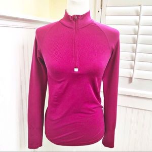 C9 by Champion Fuchsia 1/4 Zip Running Shirt Small
